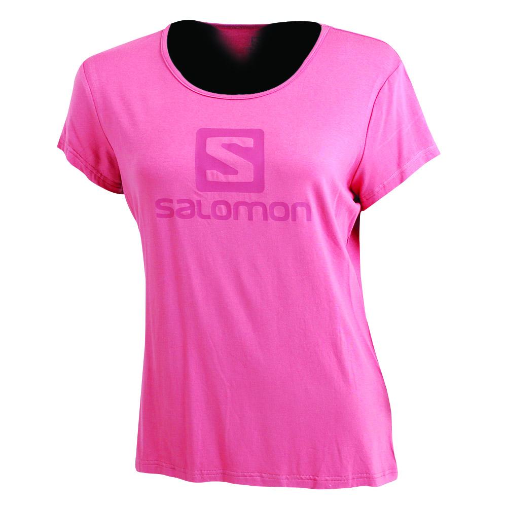 Salomon Singapore Womens T-shirts - WARRIOR SS TE W Fuchsia | 86735-VQIZ